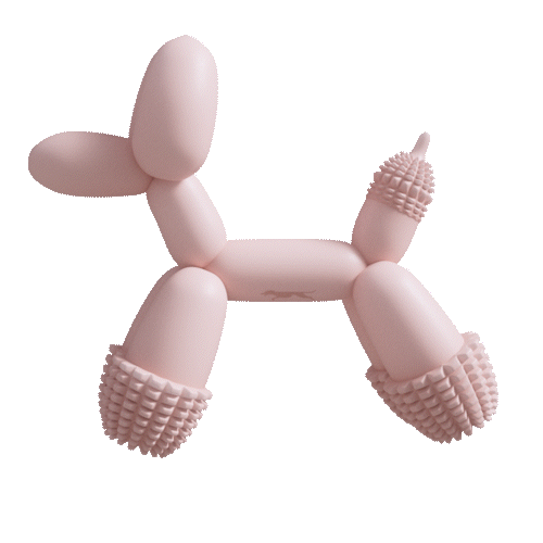 Balloon Dog Chew Toy – Pink