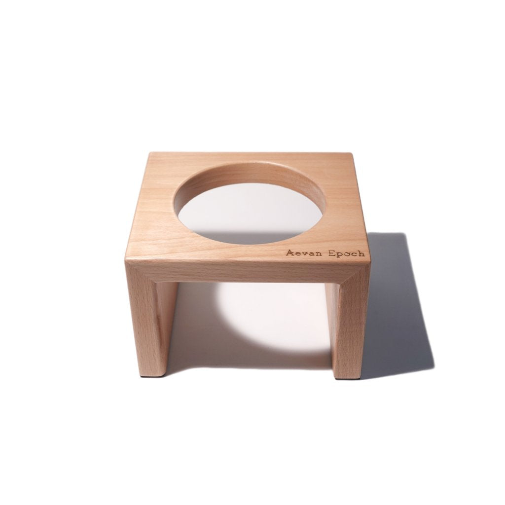 Aevan Epoch Solid Wood Raised Pet Bowl Stand