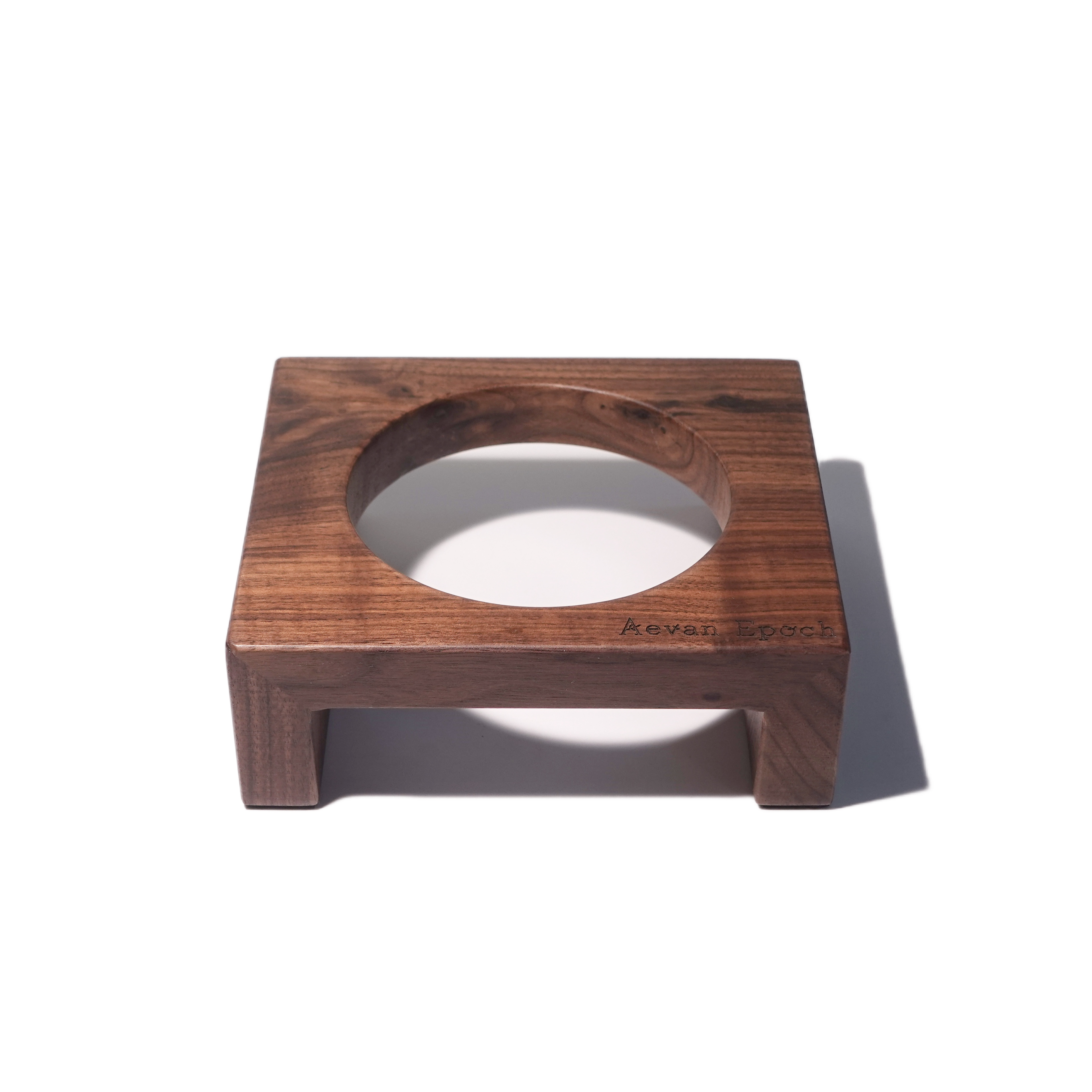 Aevan Epoch Solid Wood Raised Pet Bowl Stand