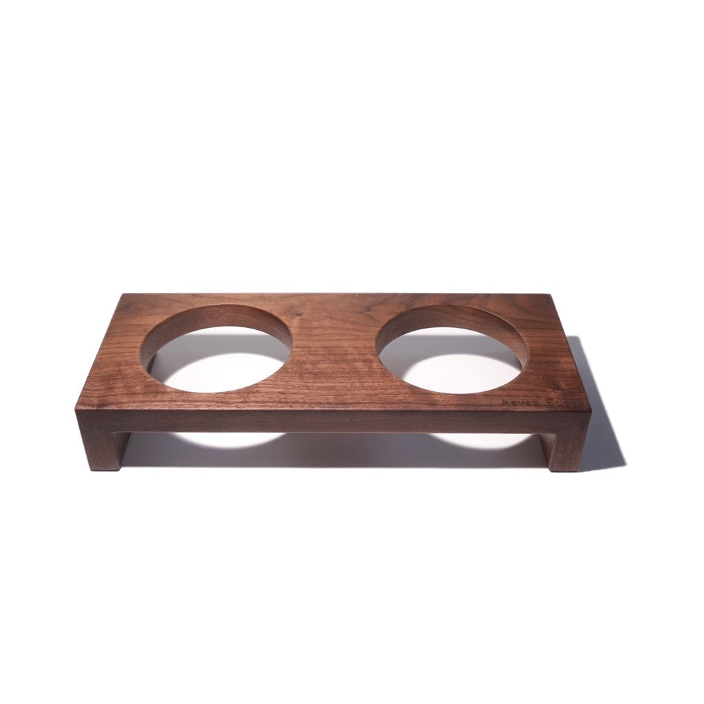 Aevan Epoch Solid Wood Raised Pet Bowl Stand