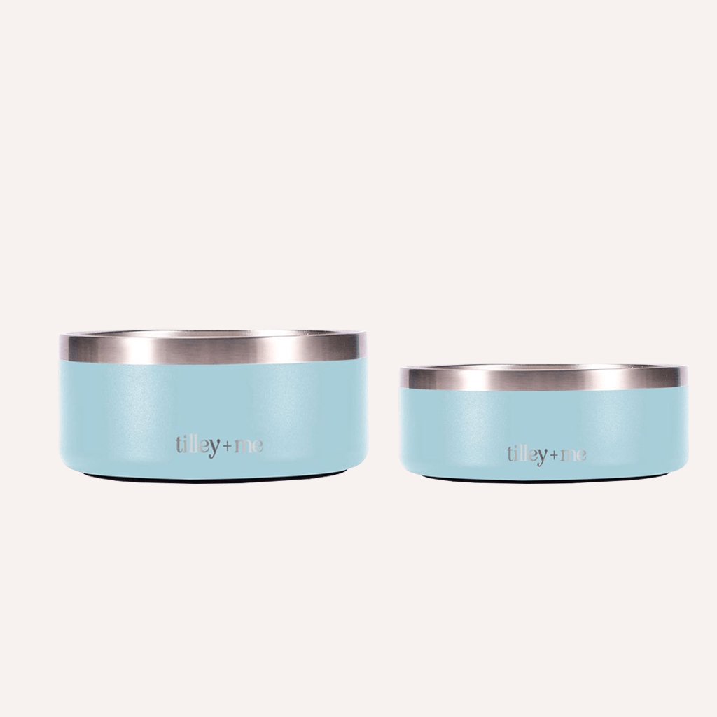 Tilley + Me Stainless Steel Pet Bowl – Non-Slip & Dishwasher Safe