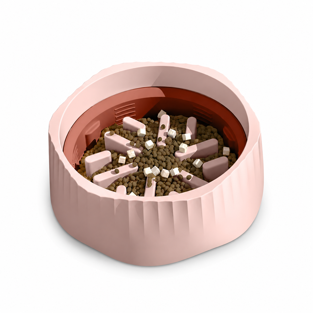 Dual-Mode Cat Slow Feeder Bowl
