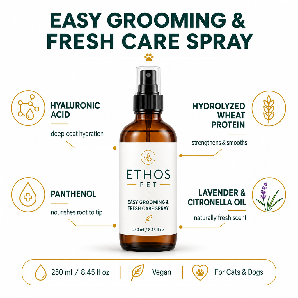 Complete Pet Grooming & Care Gift Set — 6 Pieces