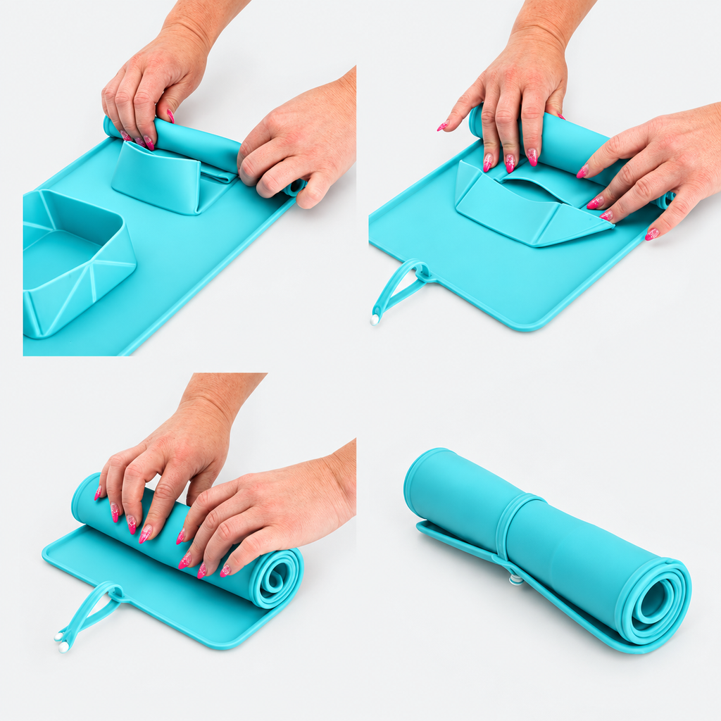 Foldable Double Silicone Travel Bowls