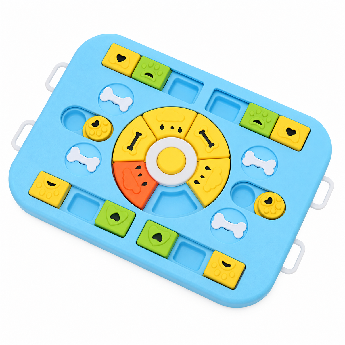 Interactive Dog Puzzle Feeder with Sound Button