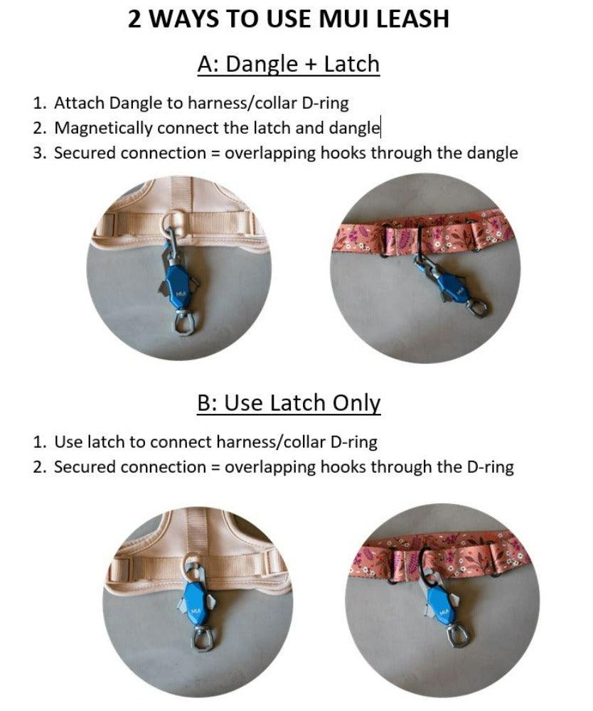 Magnetic One-Hand Dog Leash