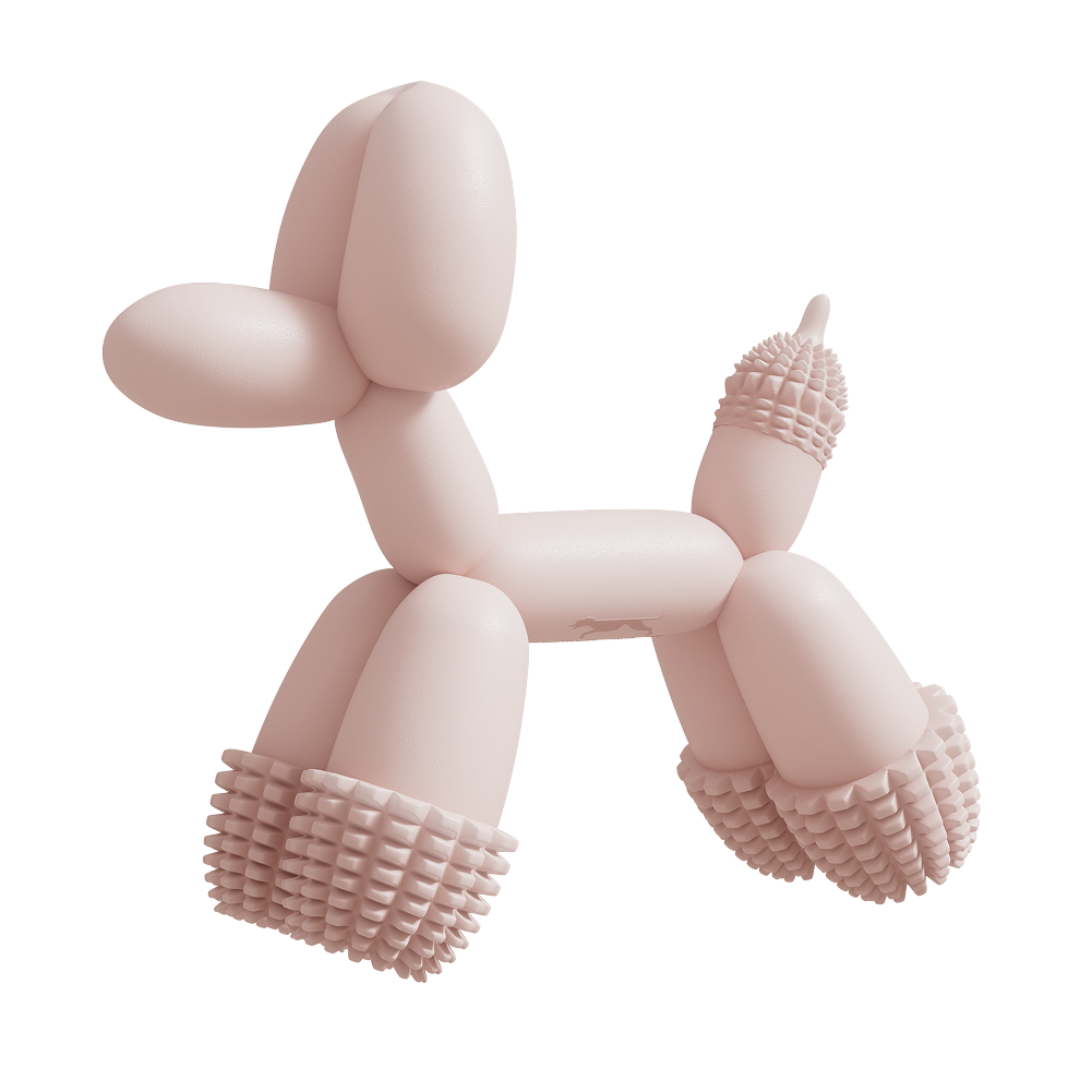 Balloon Dog Chew Toy – Pink