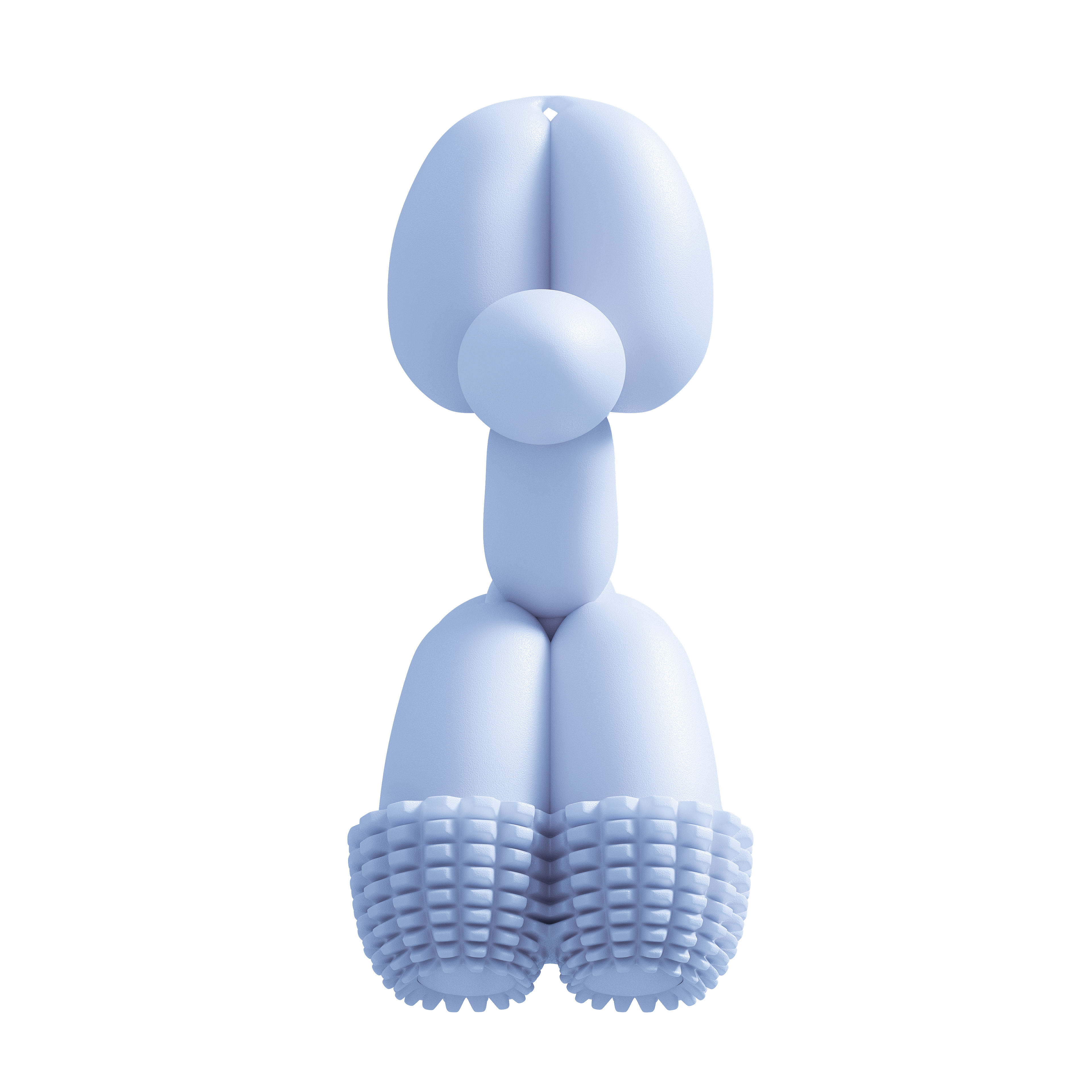Blue Balloon Dog Toy – Silicone Chew Toy