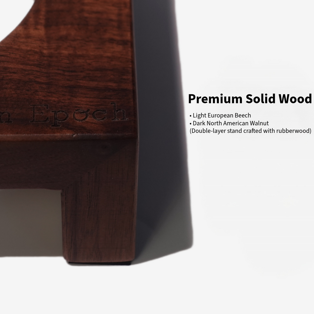 Aevan Epoch Solid Wood Raised Pet Bowl Stand