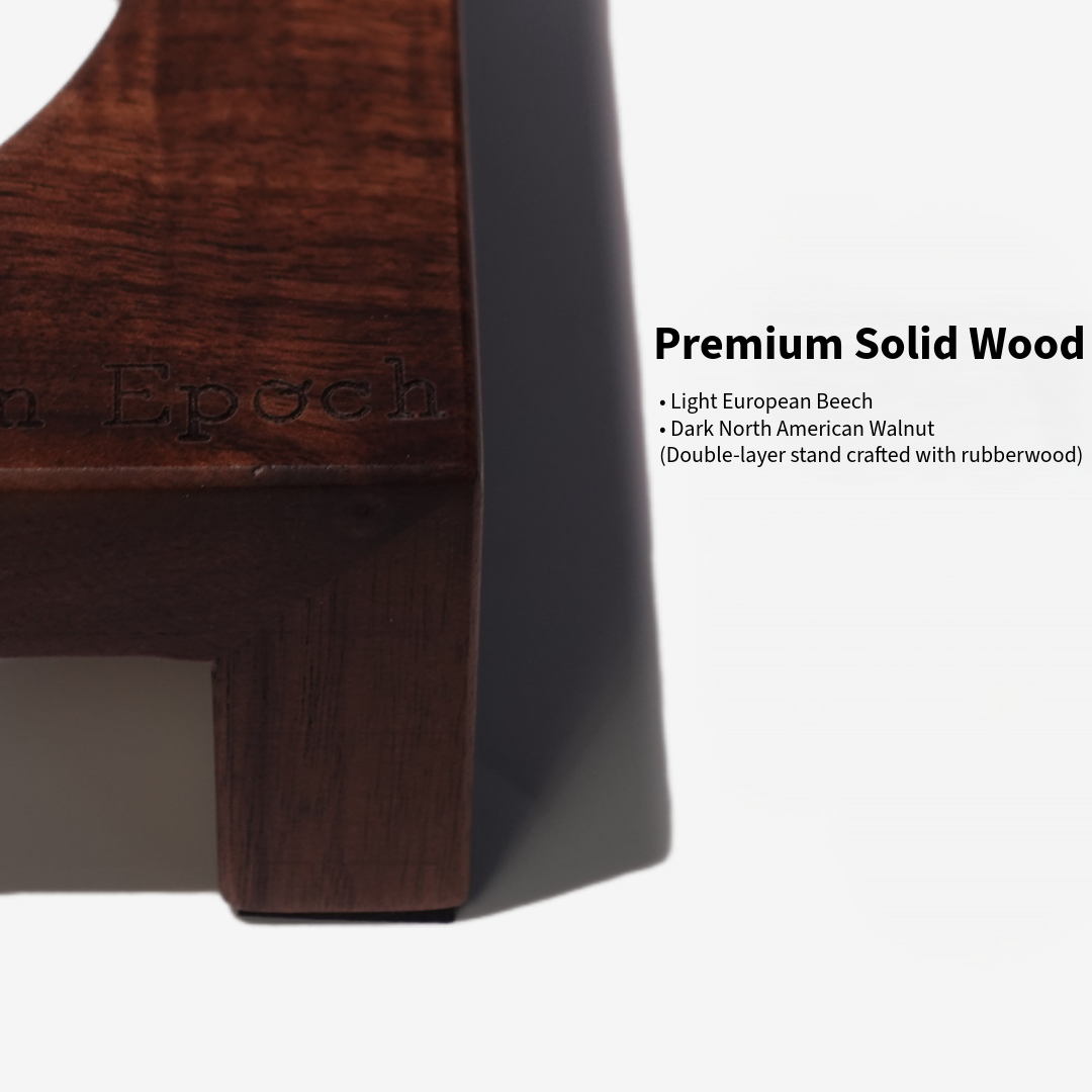 Aevan Epoch Solid Wood Raised Pet Bowl Stand