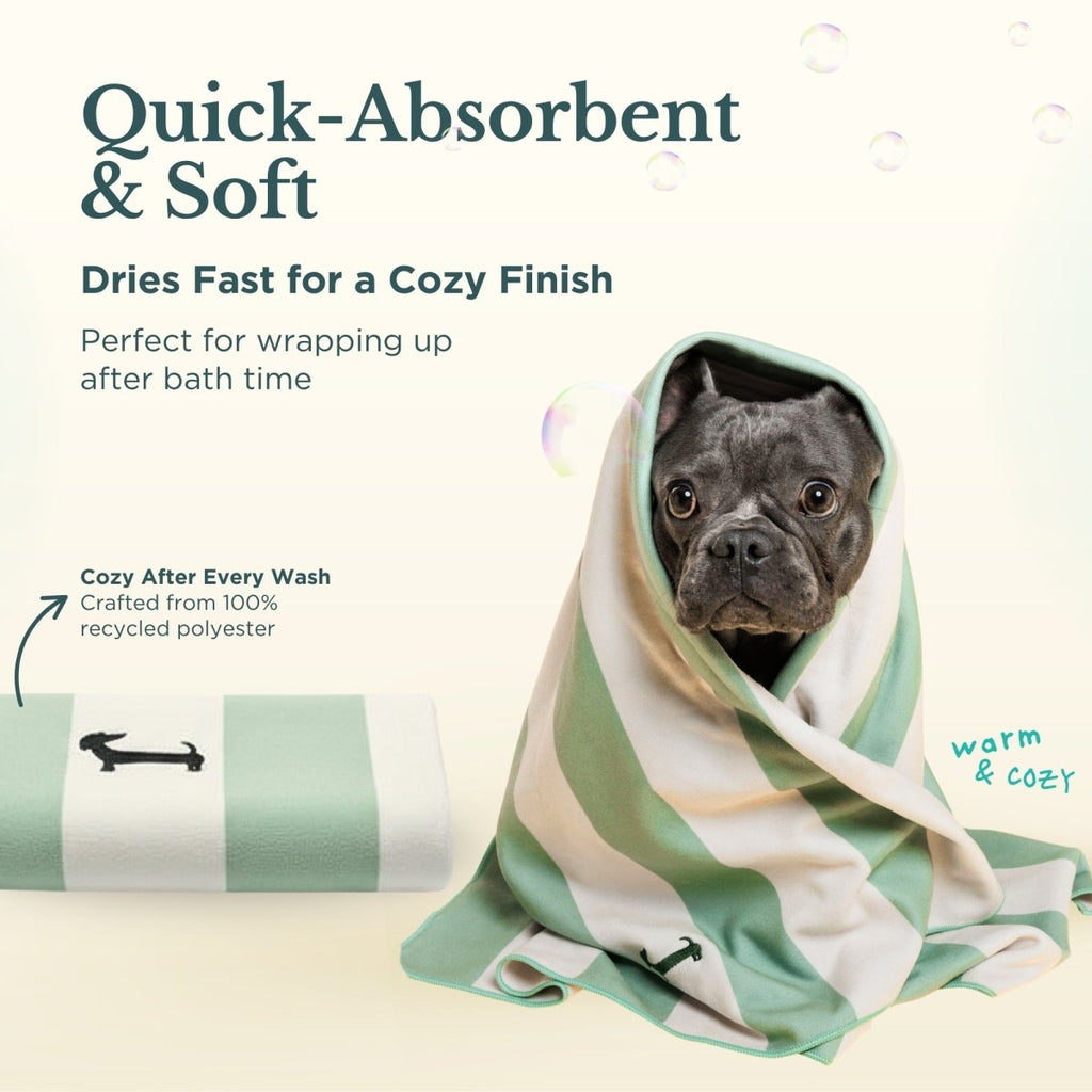 Dog Bath Kit – Grooming Set with Brush, Towel & Lick Mat