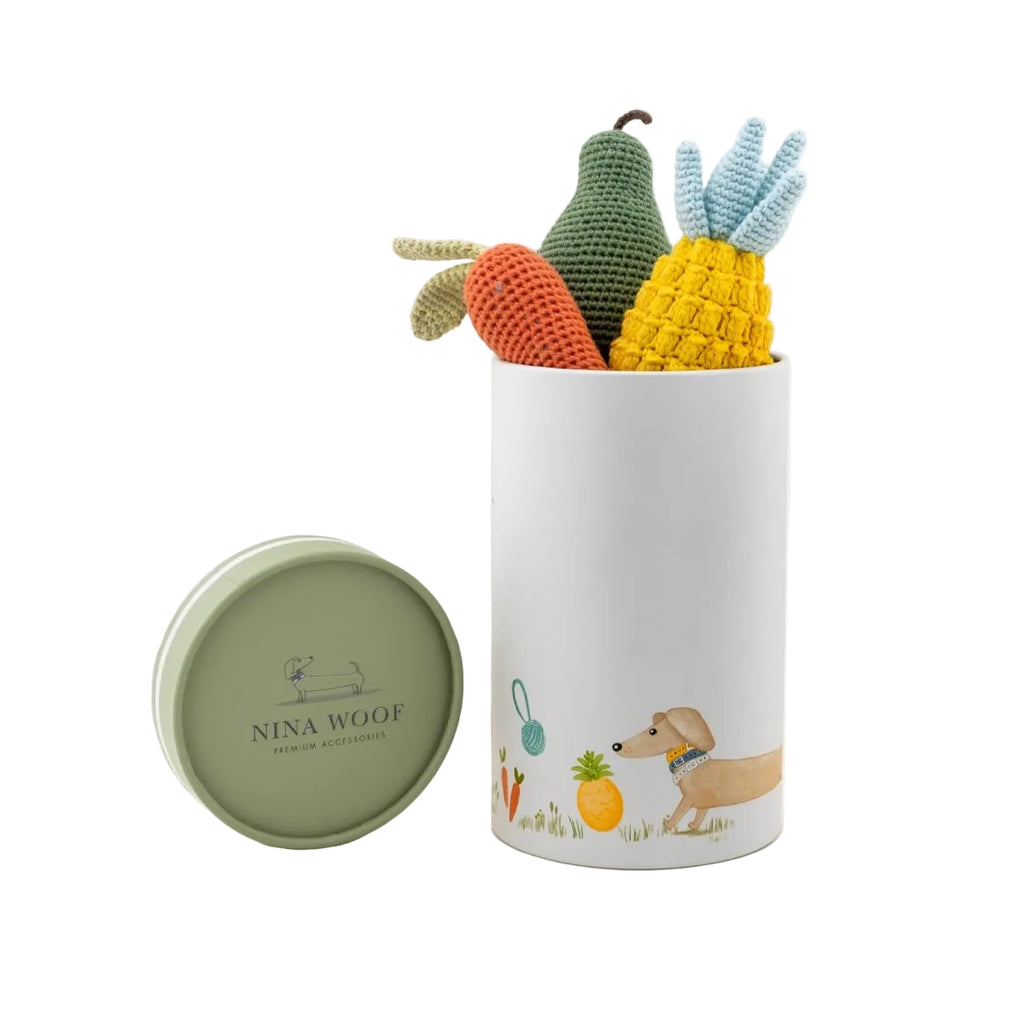 Nina Woof Organic Veggie Toys Bundle